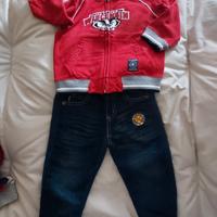 felpa e pantaloni bimbo