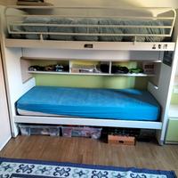 letto a castello scorrevole