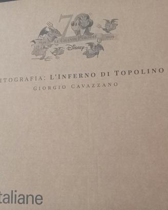 L'INFERNO DI TOPOLINO litografia 2019 di CAVAZZANO