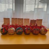 Palline Natale segnaposto Brandani