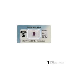 Zaffiro viola CT. 1,01 certificato IGI - cod.27