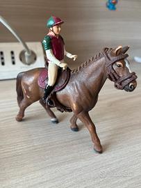cavallerizza con cavallo schleich monta inglese