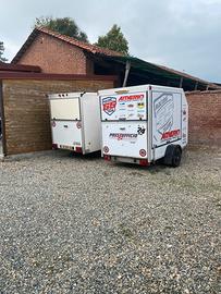 carrelli chiusi per trasporto moto o altro