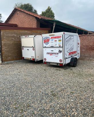 carrelli chiusi per trasporto moto o altro