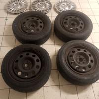 Cerchi R15 in ferro originali Alfa Romeo 147