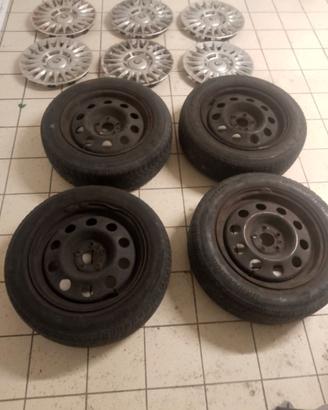 Cerchi R15 in ferro originali Alfa Romeo 147