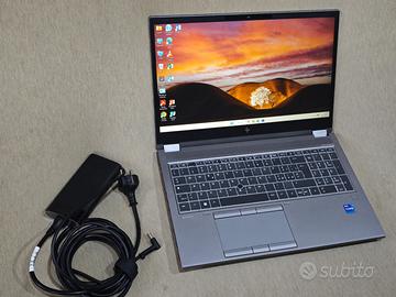 HP zbook Fury 15 G8 i7-11850H 32GB 512GB RTX A2000