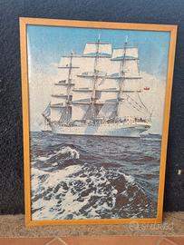 puzzle vintage incorniciato 
