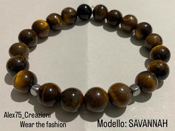 Bracciale occhio di tigre modello: SAVANNAH