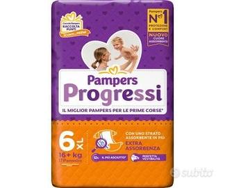 Pannolini Pampers Progressi 6 XL (16+ kg) 68 pezzi