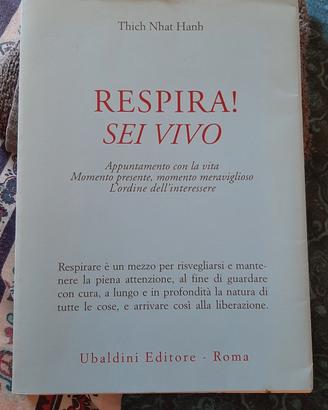 Respira! Sei vivo. di Thich Nhat Hanh libro vintag