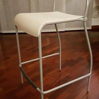 Numero 4 sgabelli bianco alluminio design