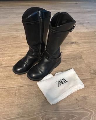 Stivali alti neri Zara bambina