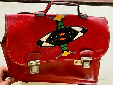 Cartella MUNARI in pelle anni 70 80