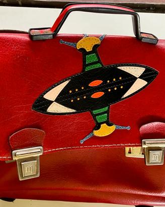 Cartella MUNARI in pelle anni 70 80