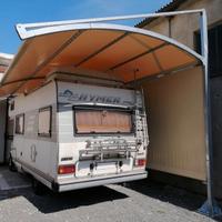 Copertura - tettoia camper con telo in PVC