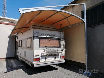 Copertura - tettoia camper con telo in PVC