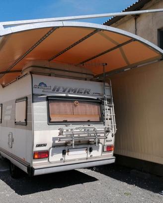 Copertura - tettoia camper con telo in PVC