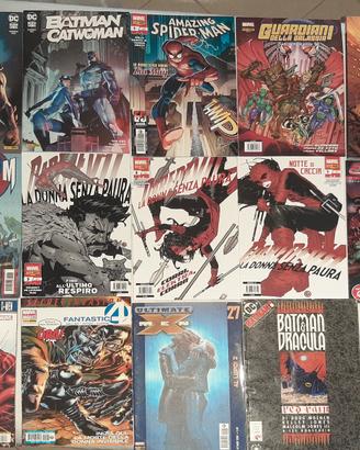 Lotto spillati Dc e Marvel
