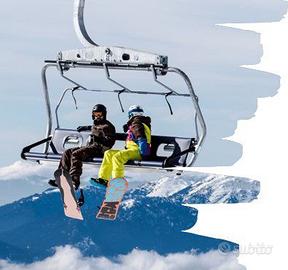 Pila bilocale sulle piste