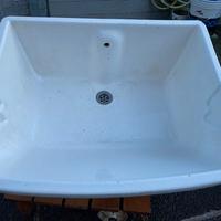 Vasca Lavatoio lavapanni in ceramica 75x60x40 cm