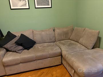 Divano letto con cassettone per la bianchetta