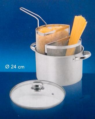 BALLARINI Doppia Pasta - Pentola con 2 cestelli 