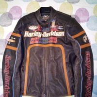 Giacca Harley Davidson in pelle traforata 