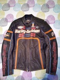 Giacca Harley Davidson in pelle traforata 