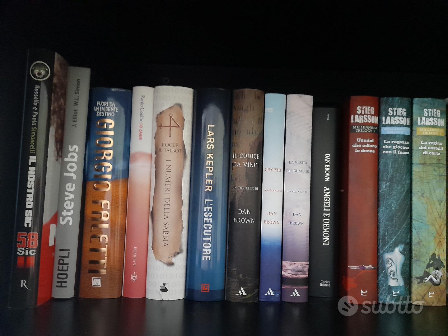 Collana di n° 7 Libri Dan Brown e Stieg Larsson - Libri e Riviste In  vendita a Torino