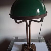 lampada verde da tavolo