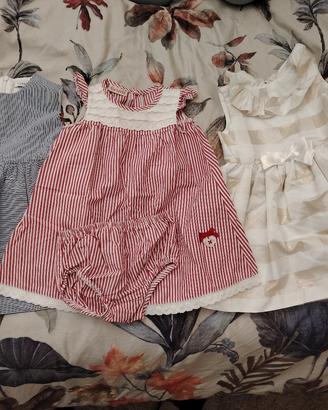 Lotto vestiti neonata vendibile anche singolarment