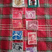 francobolli stati uniti da7, 8,9,10,12 e 30 cent.