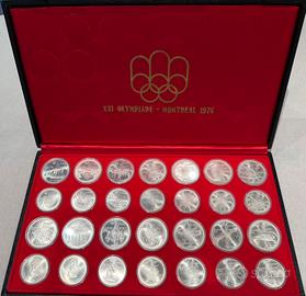 Monete in argento Olimpiadi XXI Montreal 1976