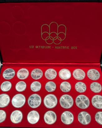 Monete in argento Olimpiadi XXI Montreal 1976