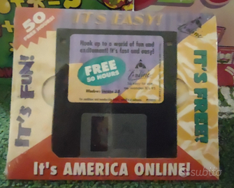 Vintage America Online floppy disk 3.5"
