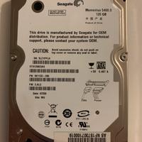 HDD seagate momentus 120 GB