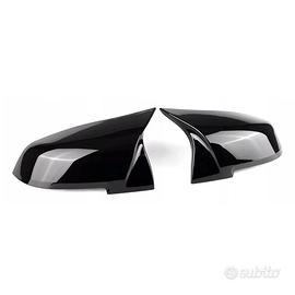 Coppia calotte specchietti nero lucido BMW