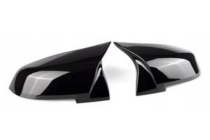 Coppia calotte specchietti nero lucido BMW