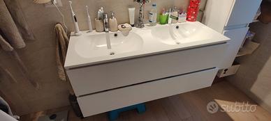 SVENDITA MOBILE BAGNO DOPPIO LAVABO + COLONNA