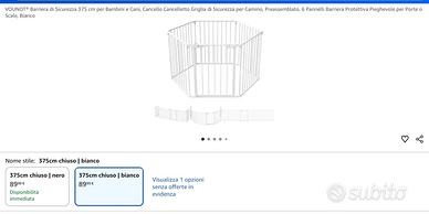 Box recinto per bimbi e cuccioli