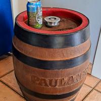 Paulaner birra fustino fusto botte no Pedavena 