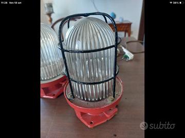 Coppia lampade vintage