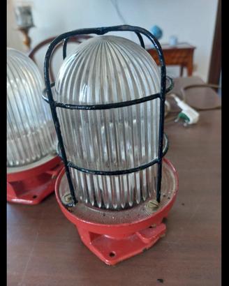 Coppia lampade vintage