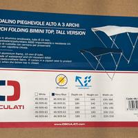 Tendalino 3 archi Osculati blu