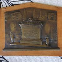 Rara targa commemorativa Fascista anno V 1927