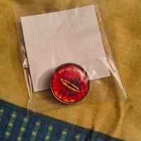 Spilla Signore degli Anelli occhio di Sauron