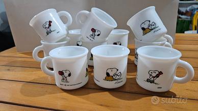 12 Tazzine da caffè Snoopy Cerve vintage - Nuove