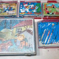 Puzzle cubi vintage anni 60-70-80-90