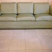 Divano 3 posti cuscini con piume